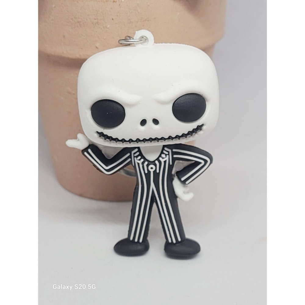Jack Skellington Keychain Funko Pop Style The‎ Nightmare Before Christmas Bag